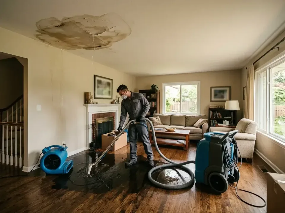 attic-pipe-burst-ceiling-drip-008 — frequently asked questions, Water Damage Restoration & Carpet Care in Lakewood, WA